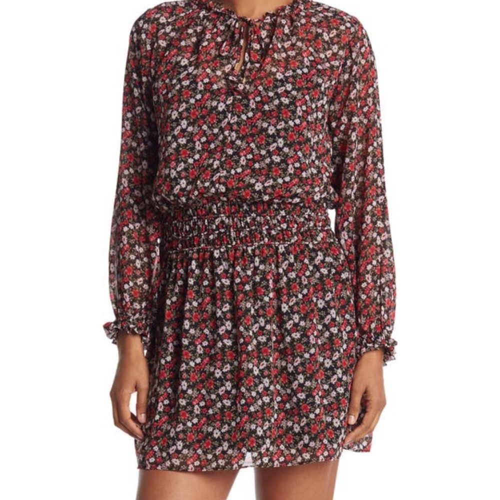 NWT Solitaire Smock Waist Mini Dress